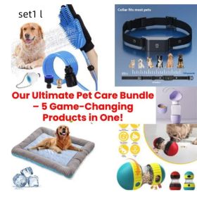 Pet Cooling Pad Bed For Dogs Cats Puppy Kitten Cool Mat Pet Blanket Ice Silk Material Soft For Summer Sleeping  Blue Breathable (Option: 5pcs set1-L)